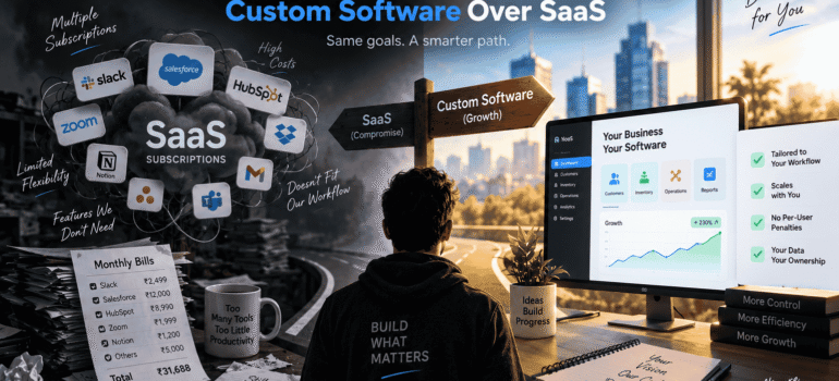 Why Growing Companies Are Choosing Custom Software Over SaaS